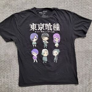 Funimation Tokyo‎ Ghoul Anime T Shirt Tee Size 2XL Black